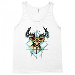 250x250 Custom Deer Tattoo Drawing Vector Watercolor Tank Top
