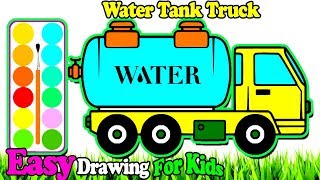 320x180 how to draw tanker lorry