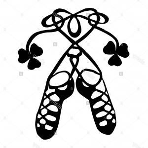 300x300 Irish Dancing Shoes Clipart
