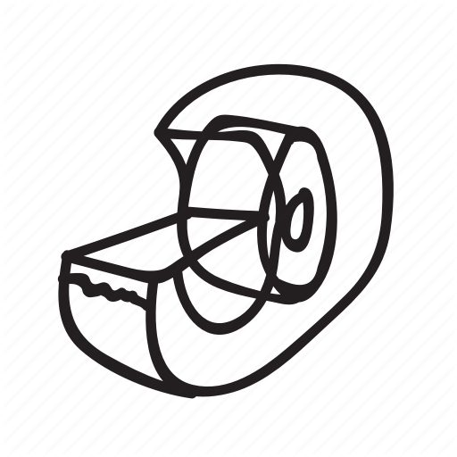 512x512 Doodle, Drawing, Hand Drawn, Tape Icon