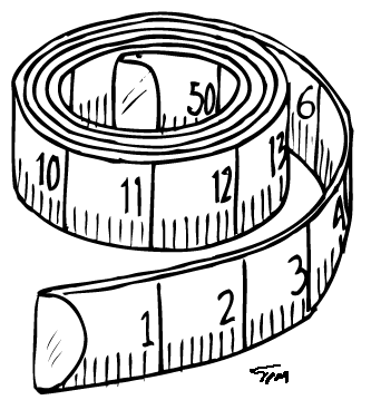 333x359 Image Result For Line Drawing For Tape Measure Journal Dibujos