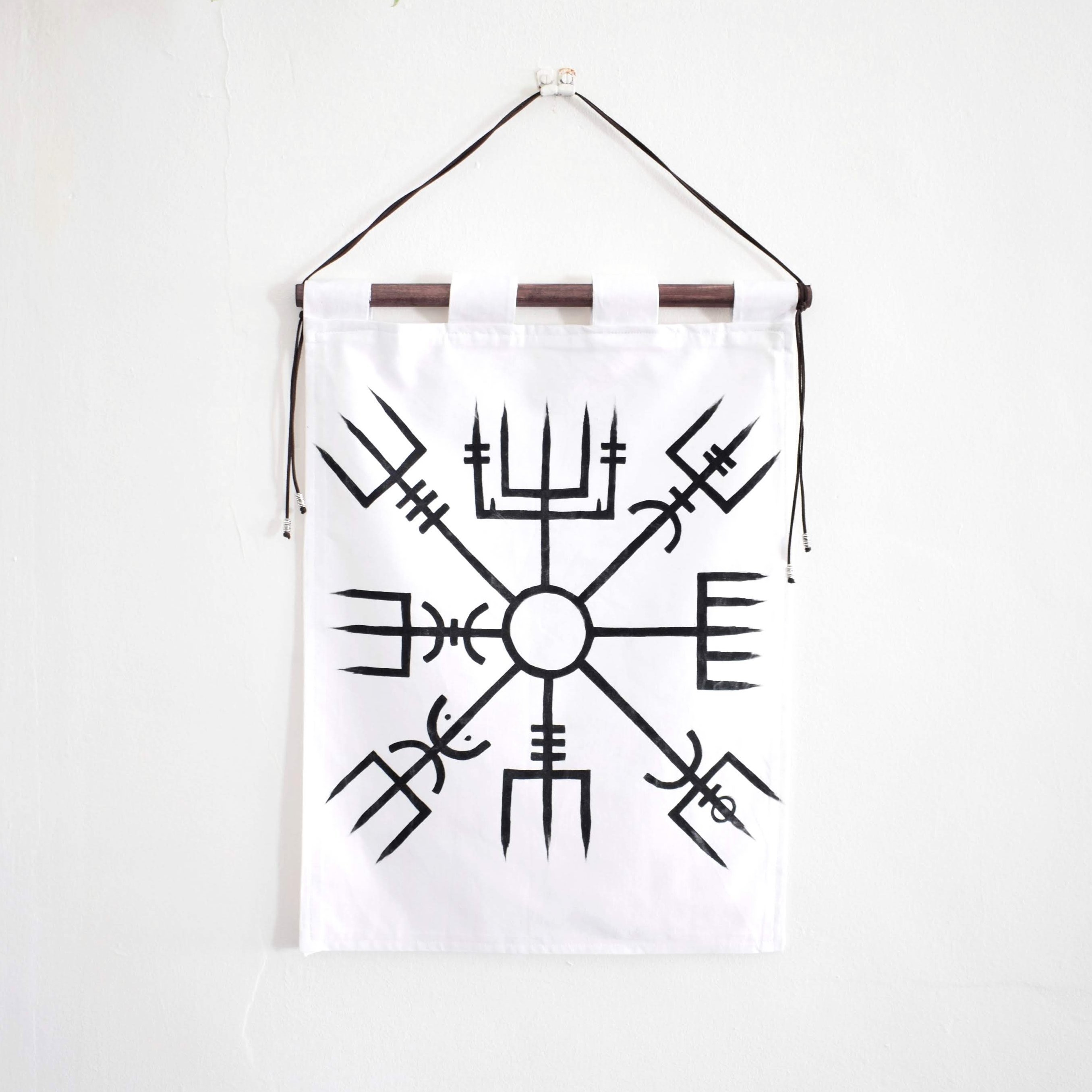 2711x2711 Vegvisir Wall Art Vegvisir Bannervegvisir Tapestry Wall Etsy