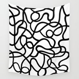 264x264 Line Drawing Wall Tapestries