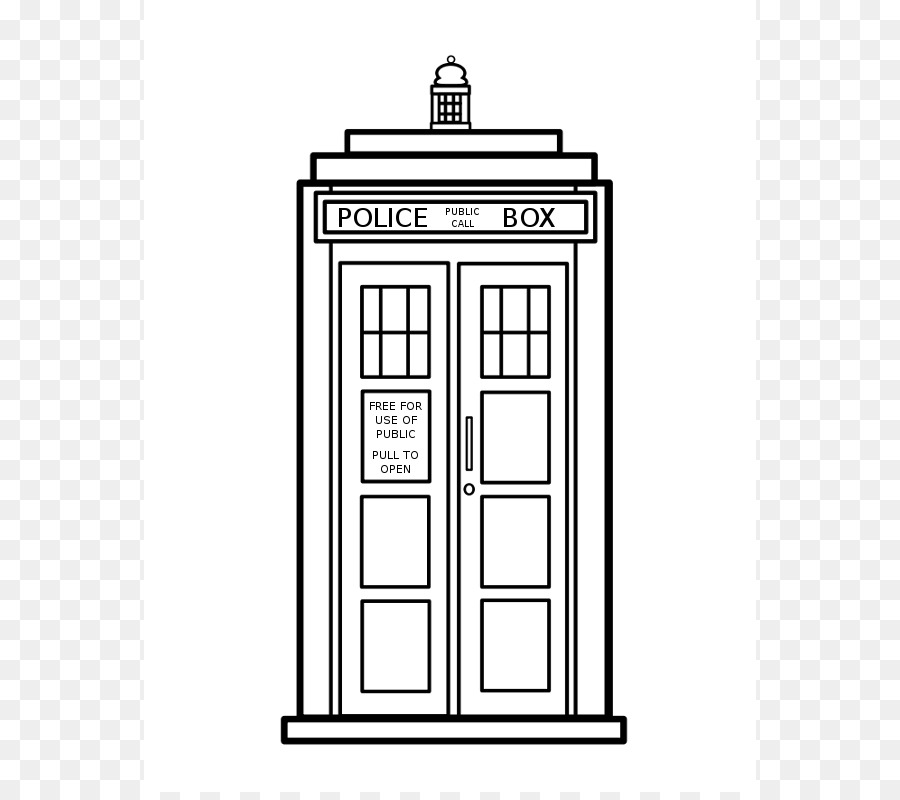 900x800 Tardis Drawing Transparent For Free Download