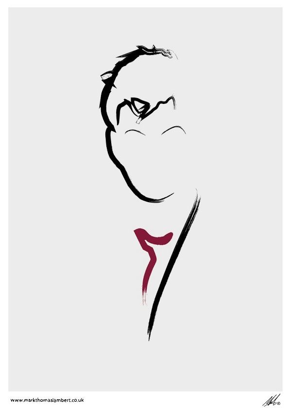 597x844 Fantastic And Simple Line Paintings