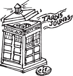 250x260 Tardis Sonic Cookie Jar
