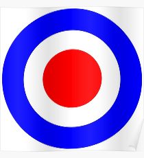 210x230 mod target drawing posters redbubble