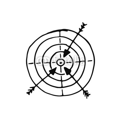 400x400 Target Icon Sketch Isolated Object Buy Photos Ap Images