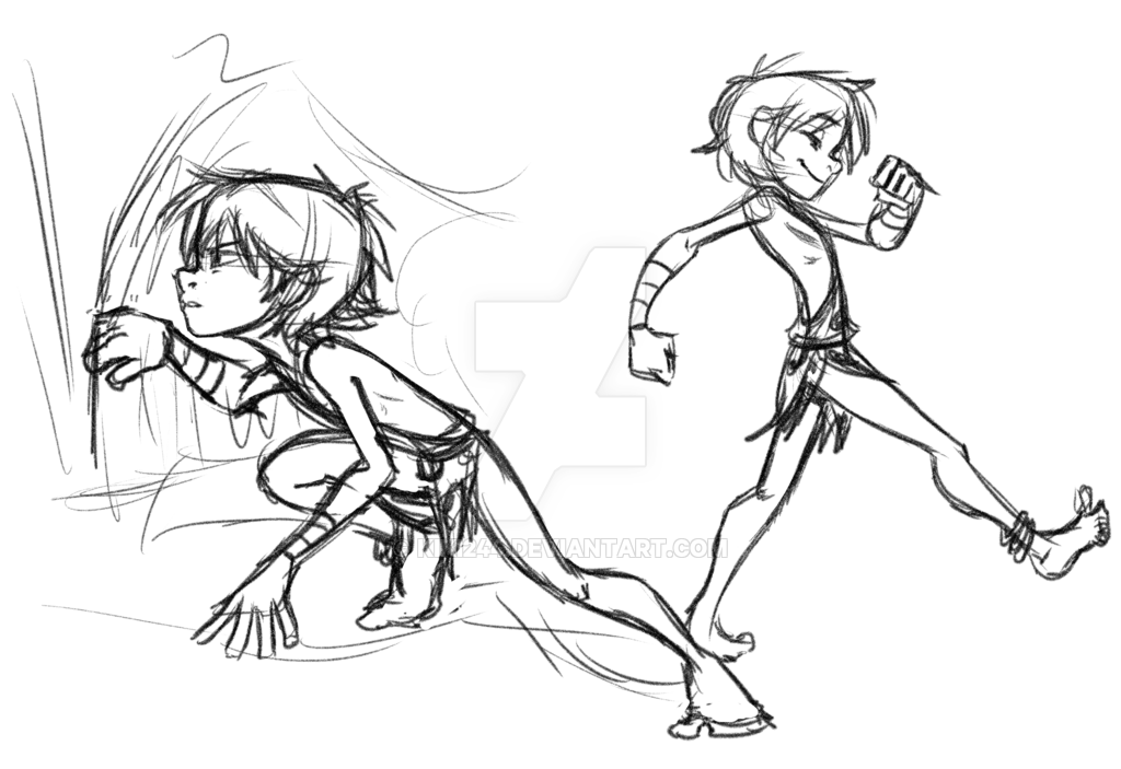 1024x703 Tarzan Drawing For Free Download