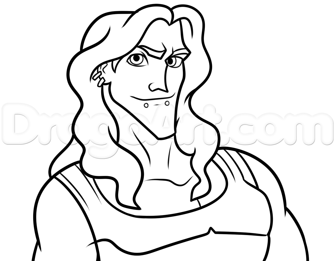 1172x914 Punk Tarzan Drawing Tutorial, Step