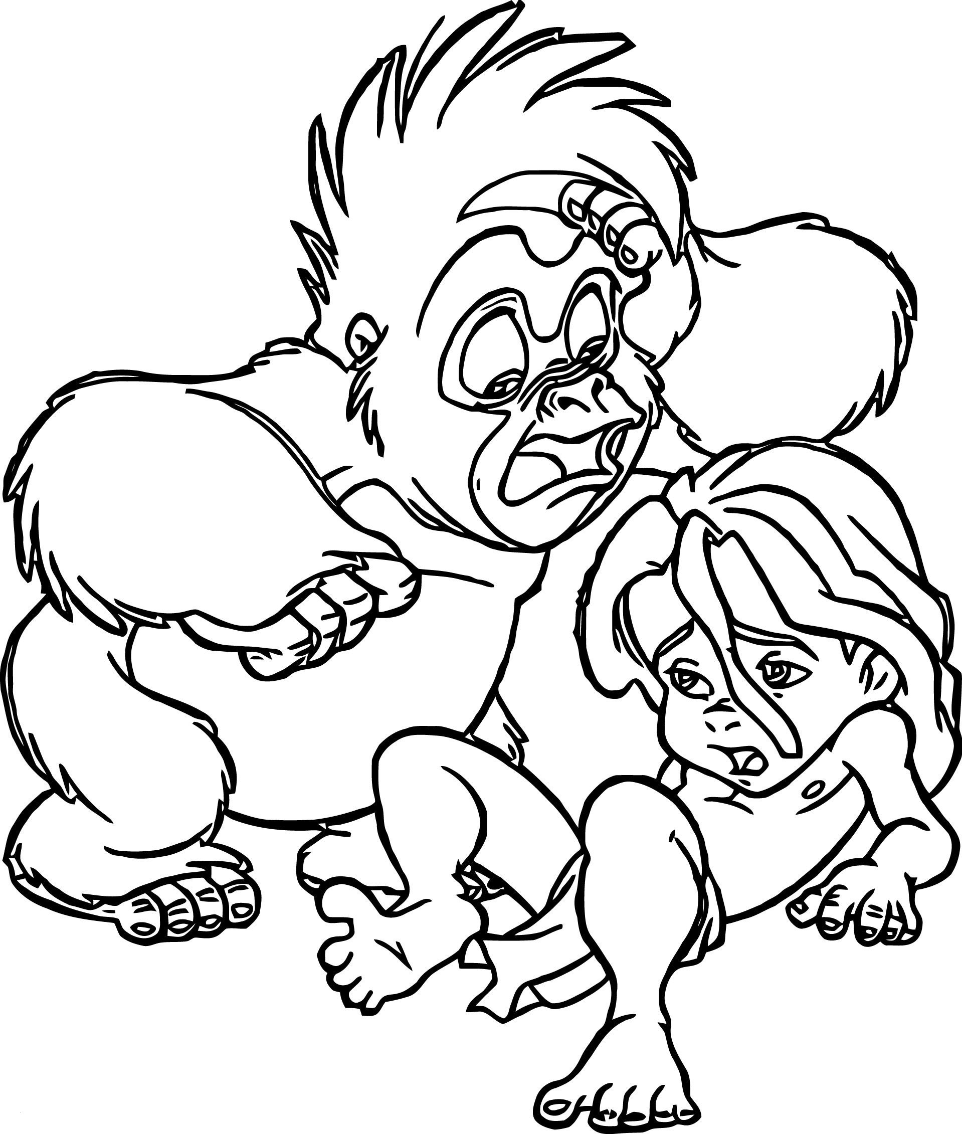 1919x2262 Tarzan Coloring Pages Animage Me Attachment