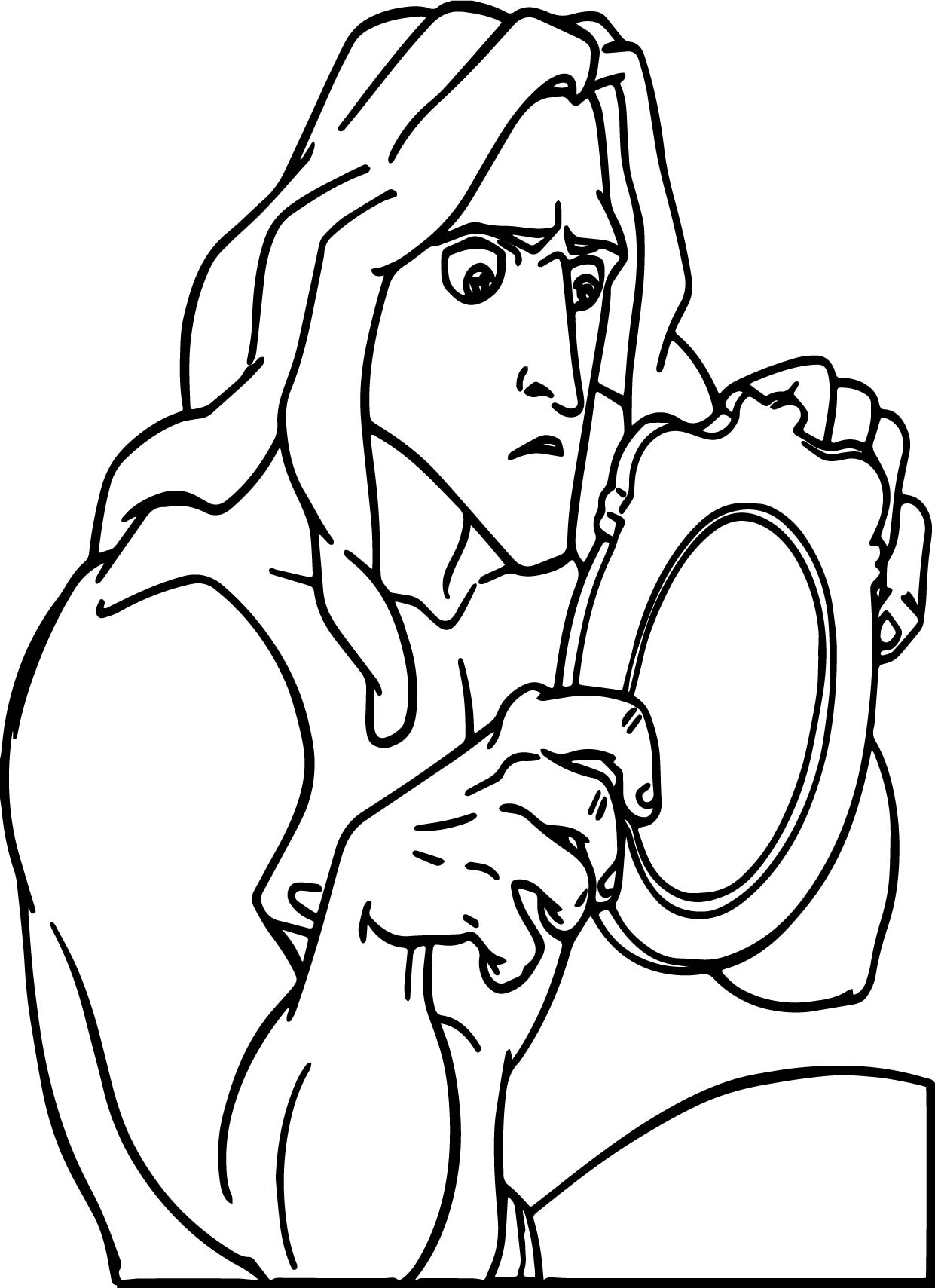 1241x1709 Tarzan Picture Coloring