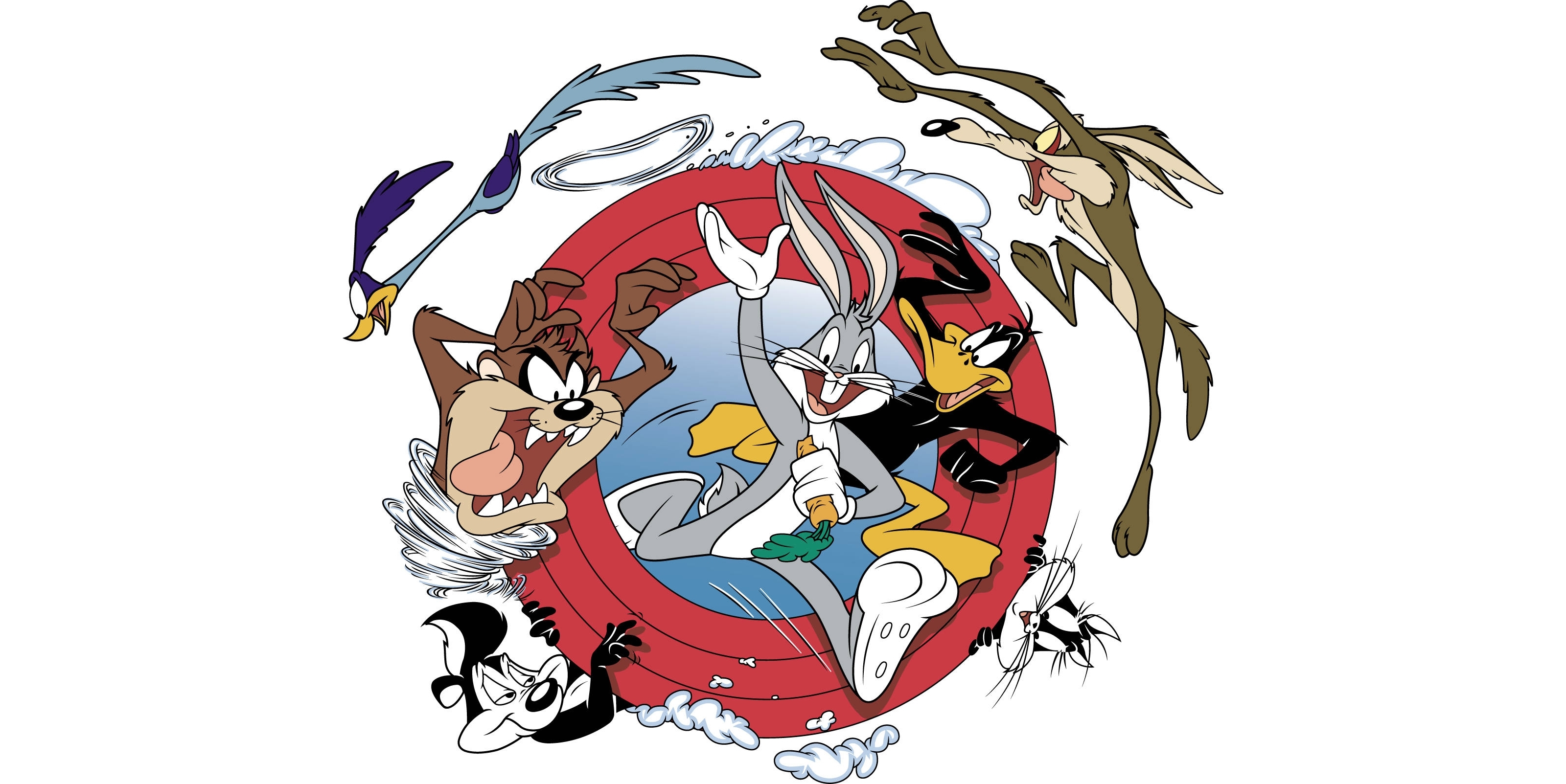 3200x1603 Wallpaper Drawing, Illustration, Cartoon, Daffy Duck, Head