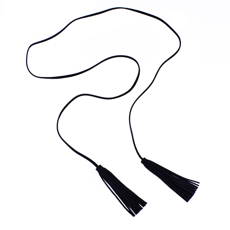 800x800 Charm Velvet Rope Long Chain Choker Tassel Pendant Necklace Gothic