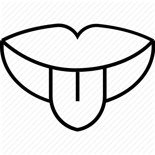 512x512 Collection Of Free Tongue Drawing Taste Download On Ui Ex