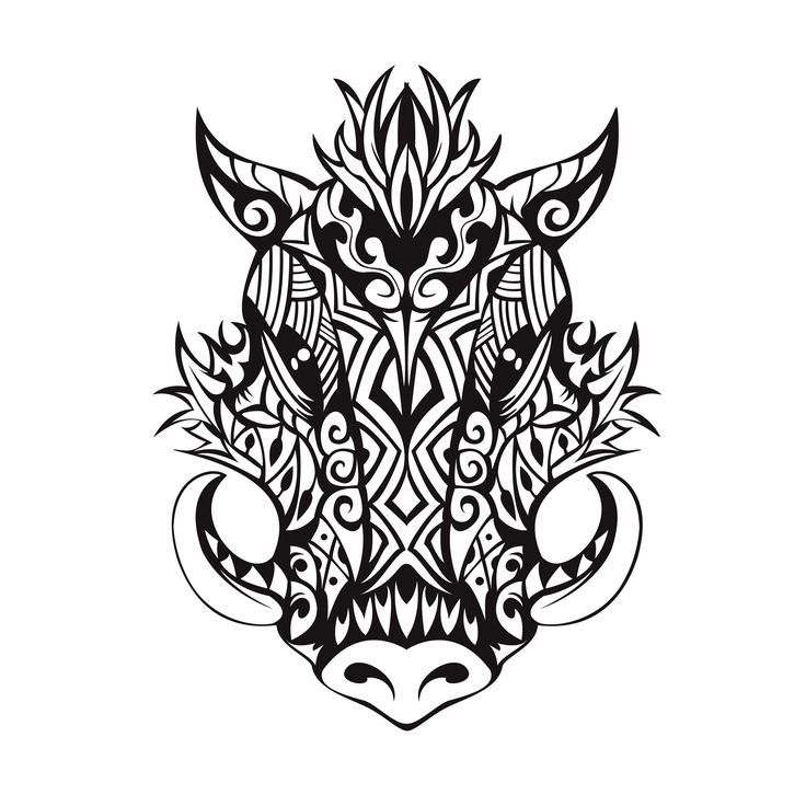 736x736 Boar Tattoo Designs Samples And Ideas Wild Hog Art Tattoos
