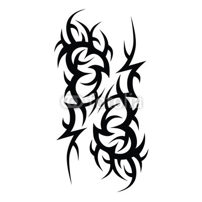 400x400 Tattoos Ideas Designs Tribal Tattoo Pattern Vector Illustration