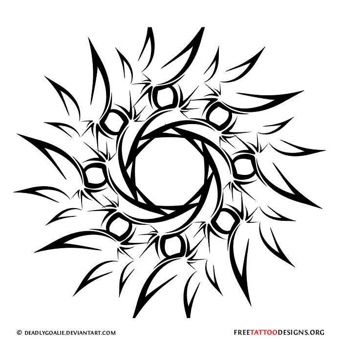 700x700 Tribal Tattoo That Symbolizes Love Sun Tattoos Tribal Sun