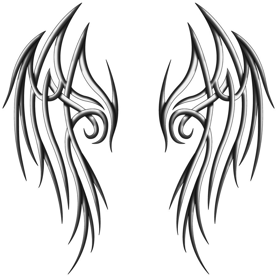 900x900 Easy Angel Wings Tattoo Design Ideas And Designs