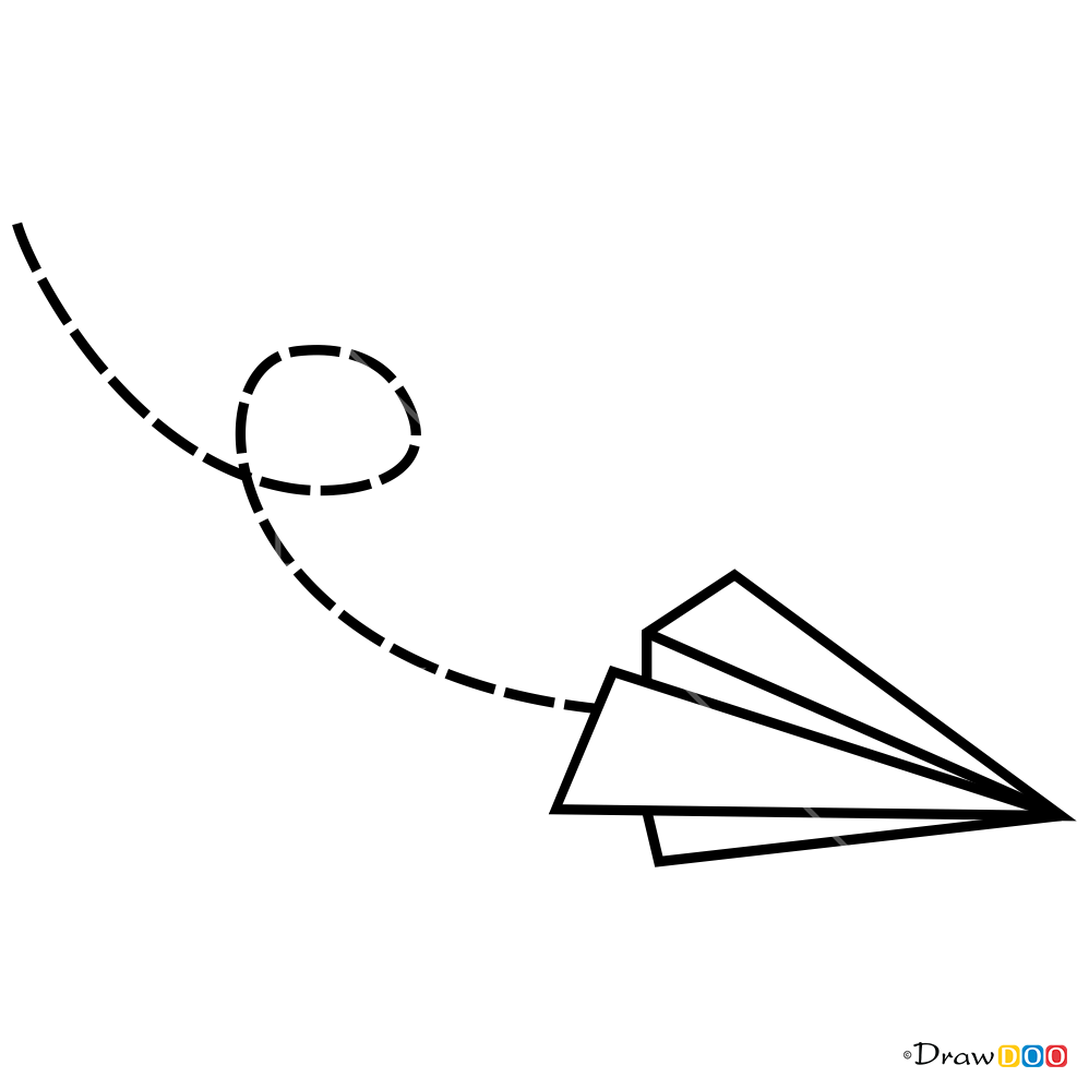 998x998 How To Draw Paper Plane, Tattoo Minimalist