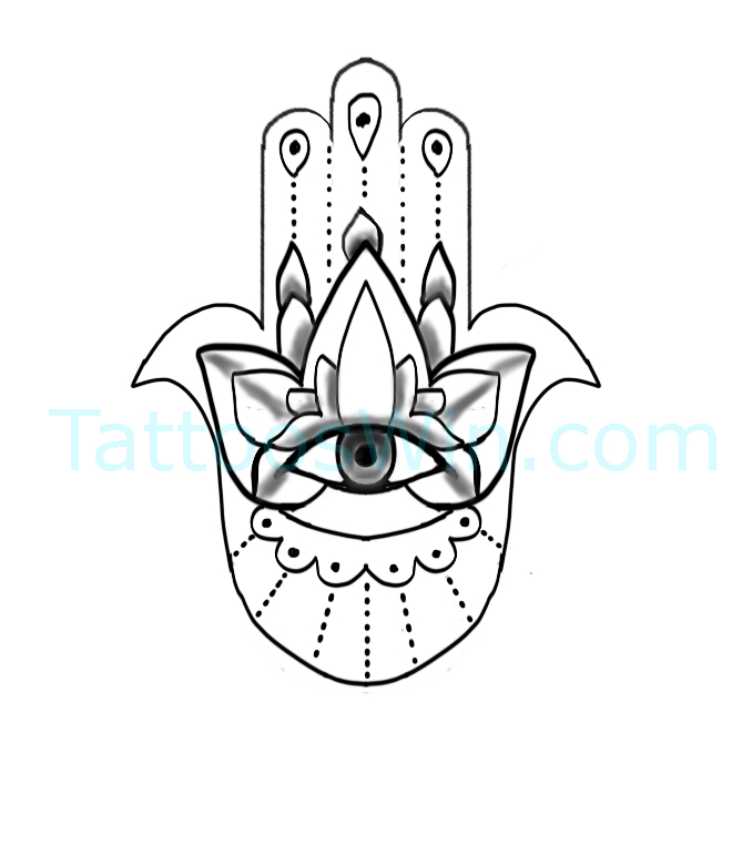 660x762 Hamsa Tattoo Designs New And Original