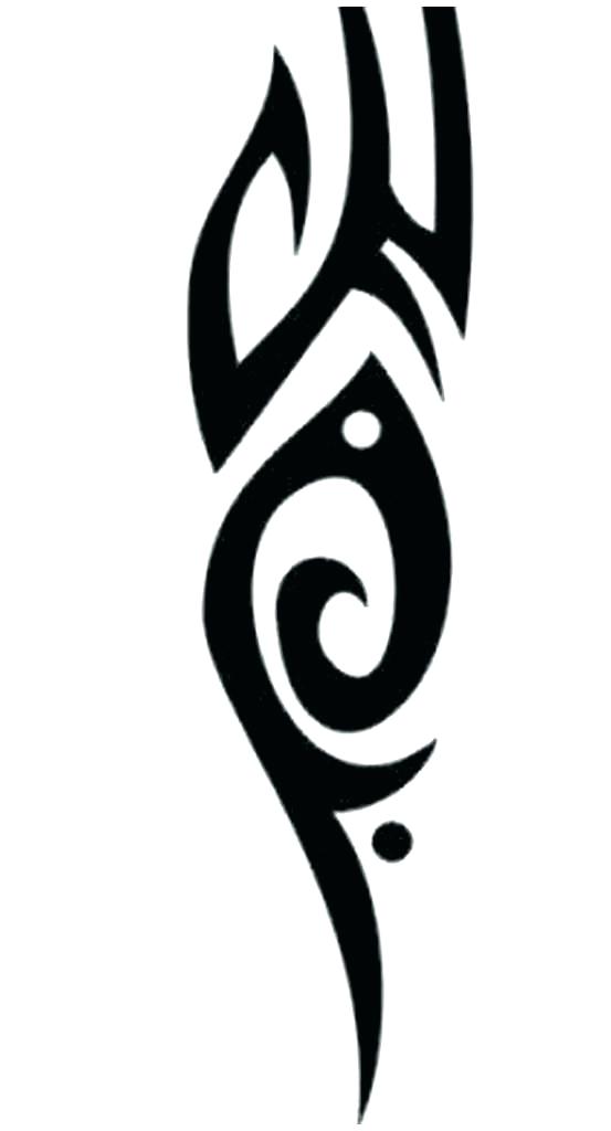 553x1024 How To Draw A Tribal Tattoo Step