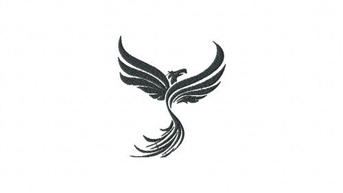 500x282 Black Phoenix Embroidery Design Machine Embroidery Free