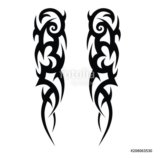 500x500 Tattoos Ideas Sleeve Designs Tribal Tattoo Pattern Vector