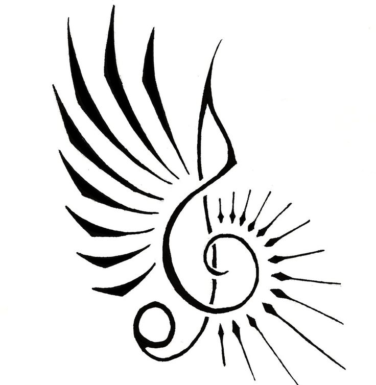 736x754 Cool Music Tattoo Designs To Draw