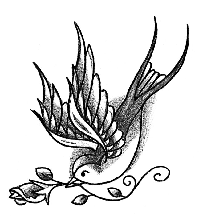 646x700 Swallow Tattoos