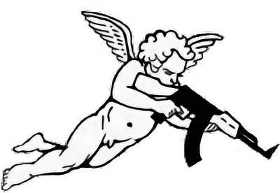400x276 Download Free Png Tattoo Cupid Firearm Ak Drawing