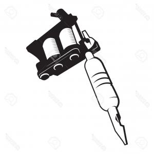 300x300 Stock Illustration Tattoo Machine Linear Drawing Createmepink