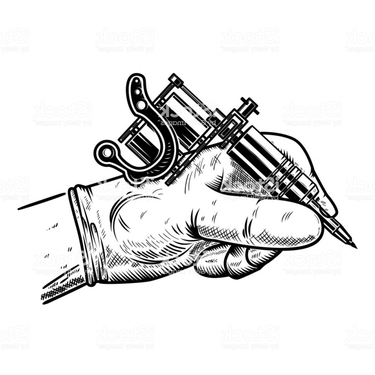 1228x1228 Tattoo Machine Vector Clip Art Createmepink