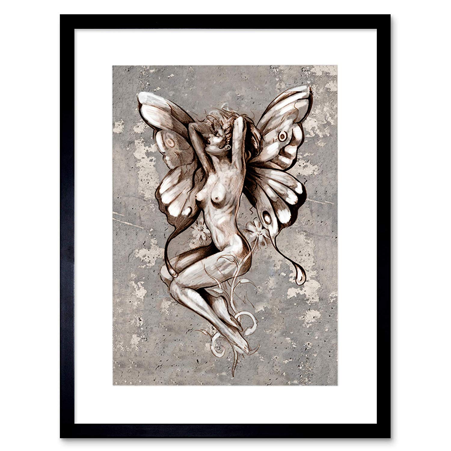 1500x1500 Painting Drawing Tattoo Sketch Grunge Fairy Wing