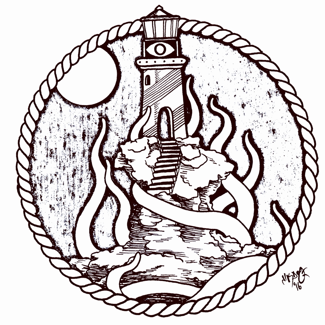 1136x1136 Lighthouse Tattoo Sketch Elegant Mermaid Lighthouse Tattoo