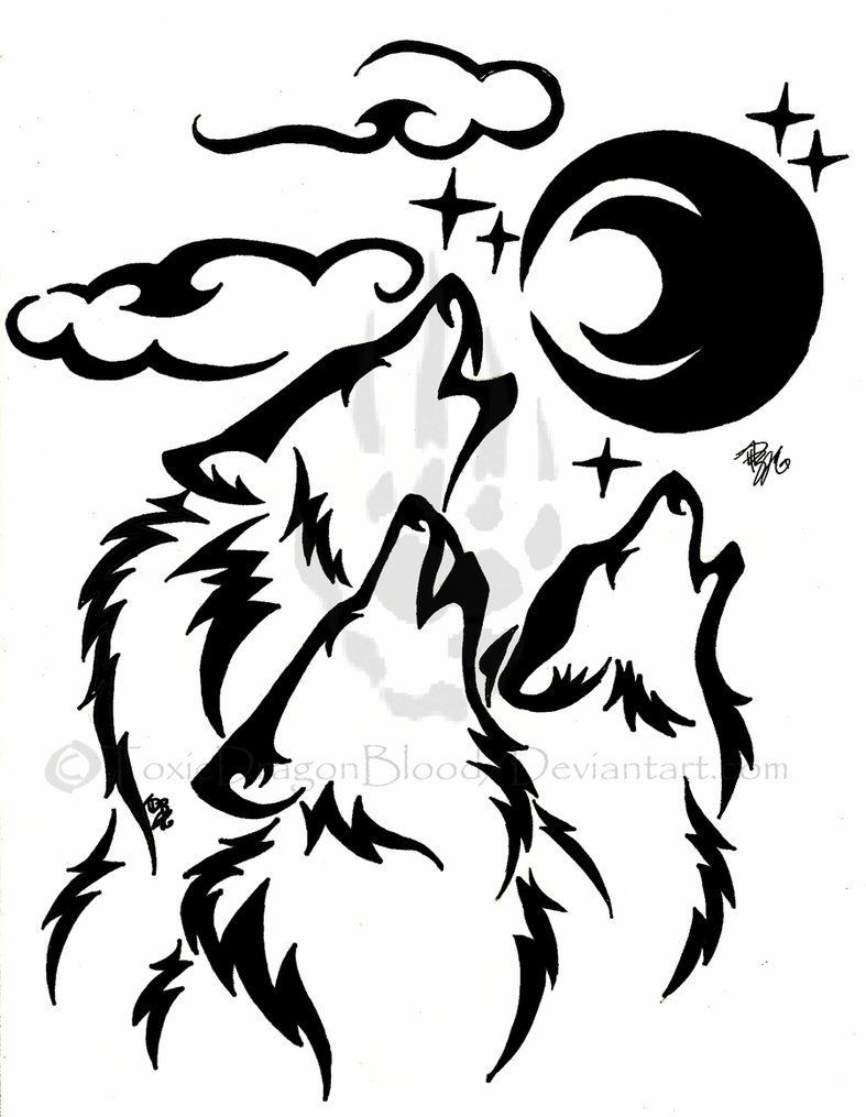 787x1015 Black Wolfwolves Hear Tribal Tattoo For Tribal
