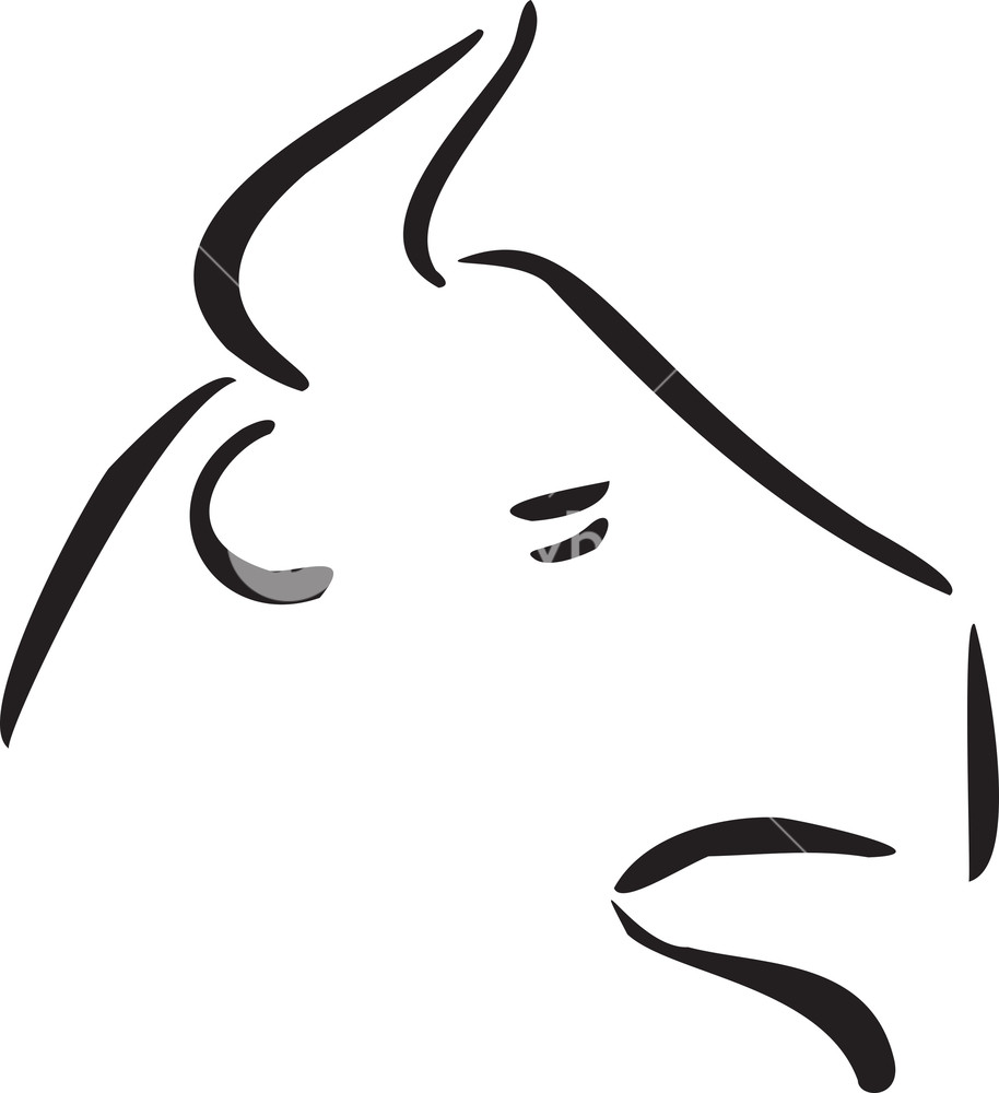 914x1000 Bull For Taurus Astrology Sign Royalty Free Stock Image