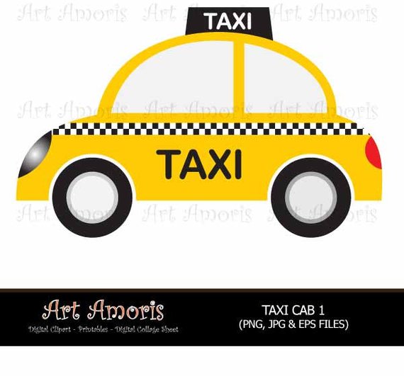 570x531 New York Taxi Cab, Cars, Yellow Car, Vehicle, Clipart, Digital