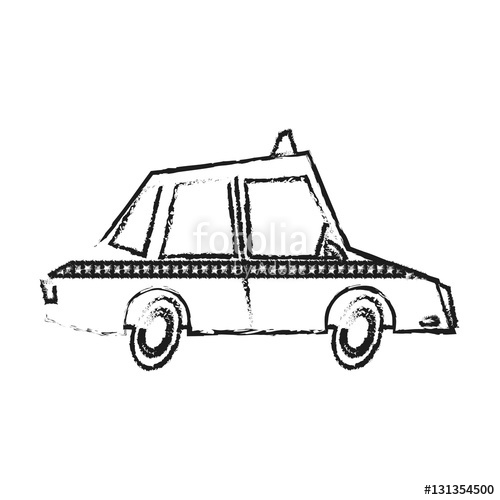 500x500 Taxi Icon Car Transport Vehicle And Cab Theme Isolated Design