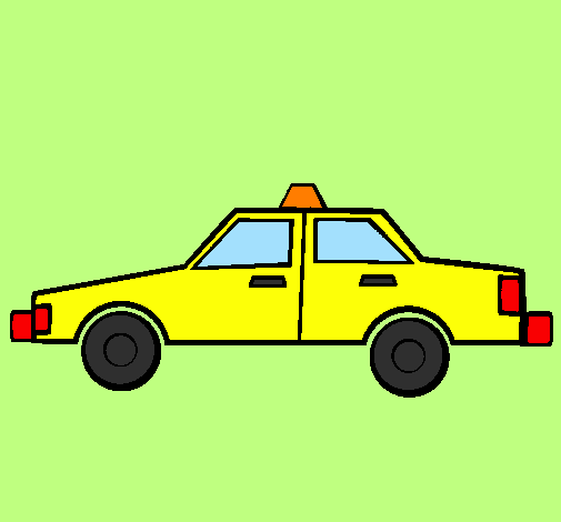 505x470 Taxi, Drawing, Car, Transparent Png Image Clipart Free Download