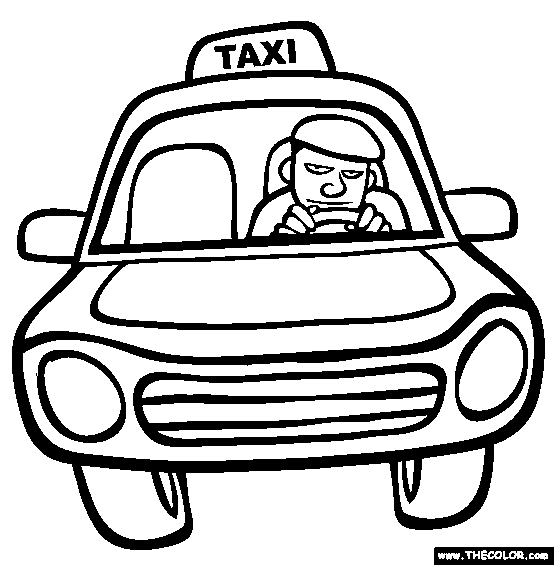 554x565 Taxi Driver Clipart Cartoon