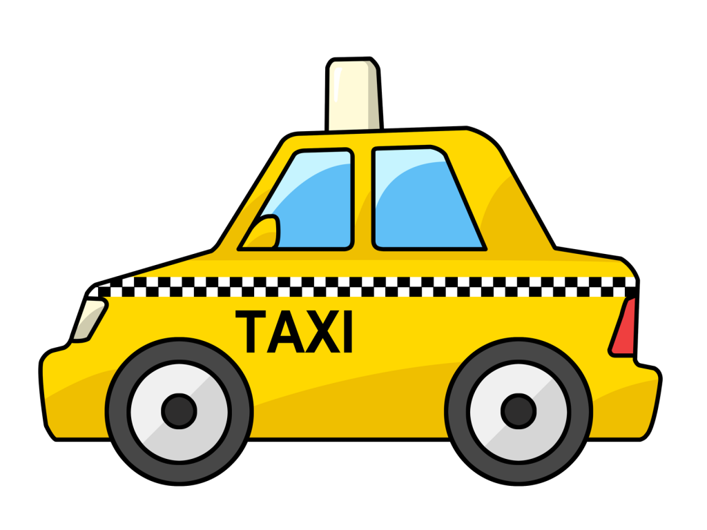 1024x768 Taxi Mom Clipart