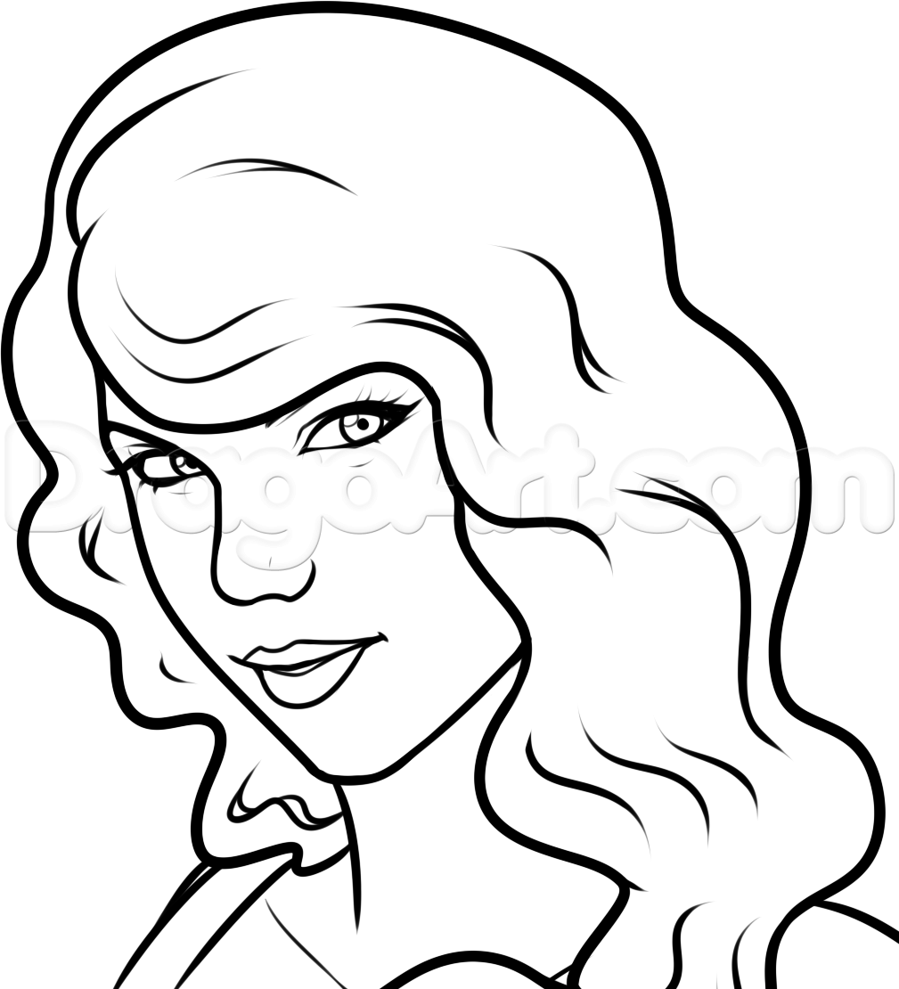 1009x1110 Step How To Draw Taylor Swift Easy