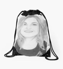 210x230 Eliza Taylor Drawing Drawstring Bags Redbubble