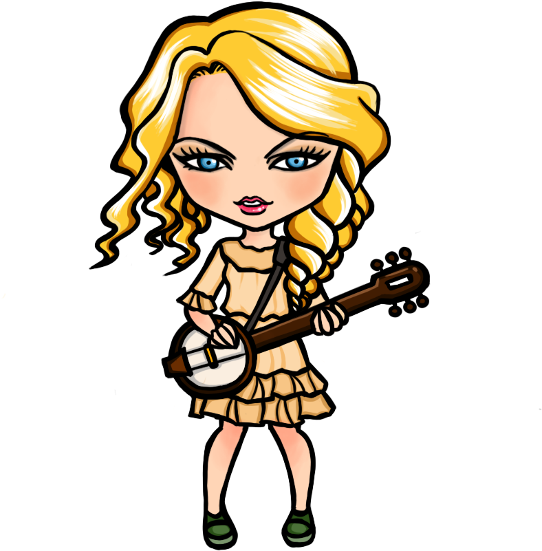 788x801 Download Taylor Swift Cartoon Drawing