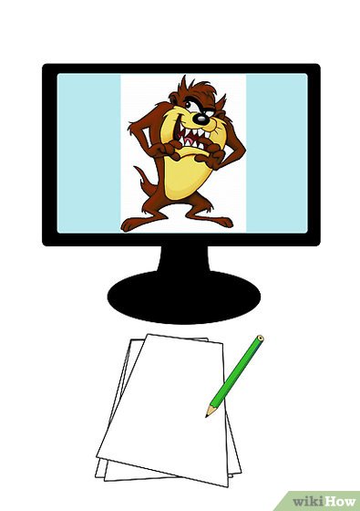 395x560 How To Draw The Tasmanian Devil Steps