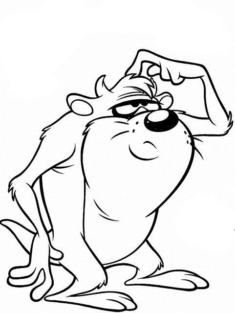 481x640 Tazmanian Devil Coloring Pages Best Of Best Bugs Bunny Images