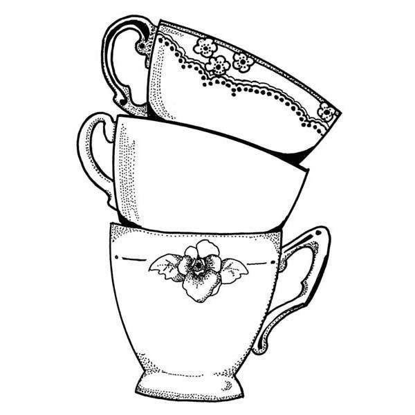 Tea Cup Drawing | Free download on ClipArtMag