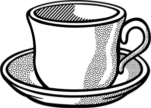 Tea Cup Line Drawing