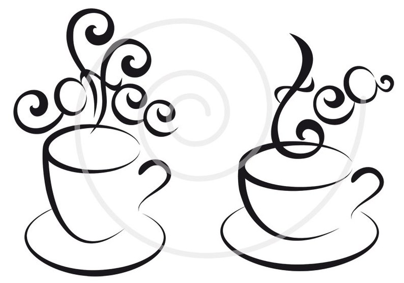794x556 Coffee And Tea Cups With Hearts Digital Clip Art Clipart Etsy